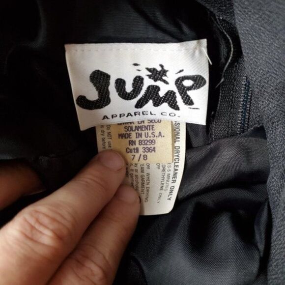 Vintage Jump Formal Black Dress - Picture 2 of 8